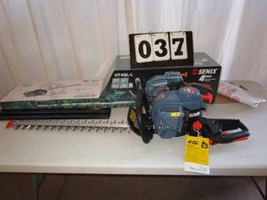 lot 37 image: Senix Gas Powered Hedge Trimmer