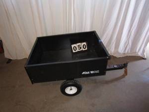 lot 50 image: Blue Hawk 10 Cu Ft Steel Dump Cart