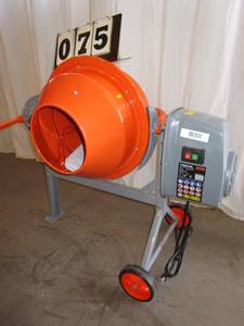 lot 75 image: Yardmax Electric Concrete Mixer