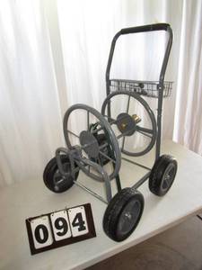 lot 94 image: Garden Hose Reel Cart