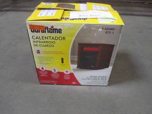 lot 201 image: Duraflame 1500-Watt Infrared Quartz Cabinet Electric Space Heater 9HM1000-C240 (SM)