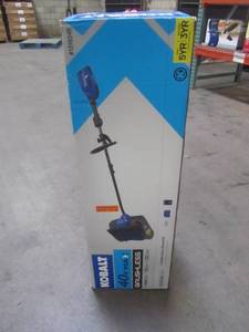 lot 206 image: Kobalt 40-Volt Max 12-in Single-Stage Push Cordless Electric Snow Blower KSS 4040-06 (SM)