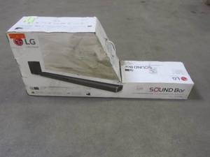 lot 212 image: LG 2.1 Channel 300W High-Res Audio Soundbar System with Wireless Subwoofer - SJ4Y (SM)