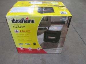 lot 222 image: Duraflame 1500-Watt Infrared Quartz Cabinet Electric Space Heater 13HM7999-E451 (SM)