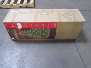 lot 236 image: GE 7-ft Pre-lit Ashville Fir Artificial Christmas Tree with 500 Multi-function Color Changing Warm White LED Lights 18204LO (SM)