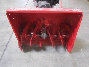 lot 3 image: Troy-Bilt 24 in. 208 cc Two-Stage Gas Snow Blower with Electric Start Self Propelled Storm 2410