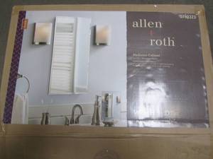 lot 14 image: allen  roth 15-in x 26-in Rectangle SurfaceRecessed Mirrored Aluminum Medicine 0760323