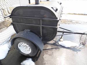 Tow Behind Wood Grill