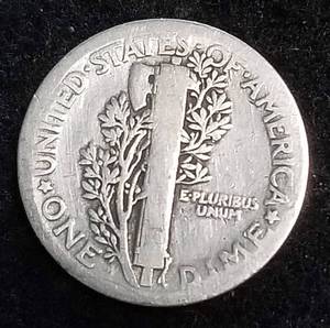 1921 MERCURY DIME BETTER DATE COIN