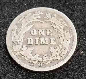 1892-O US BARBER DIME