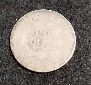 1838 US SEATED LIBERTY SILVER DIME