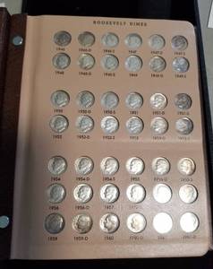 188 COIN ROOSEVELT DIME SET WITH PROOFS