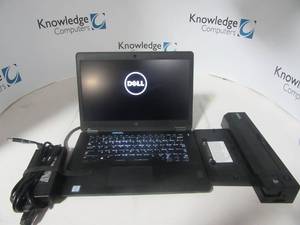 Dell Laptop wpower supply and docking Station&nbspINTEL(R) CORE(TM) I5-6300U CPU  2.40GHZ 8GB RAM 256GB HD