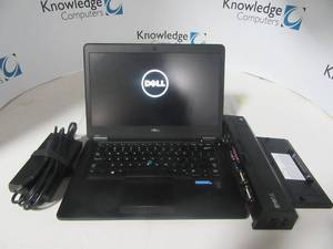 Dell Laptop wpower supply and docking Station&nbspINTEL(R) CORE(TM) I5-5300U CPU  2.30GHZ 8GB RAM 256 GB HD&nbsp