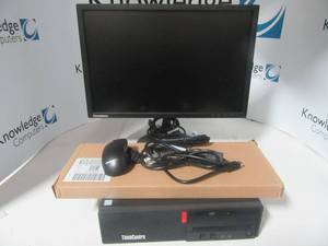 Home PC Setup ThinkCentre M910s 10MLSOL400 8GB RAM 128 GB HD,&nbsp Lenovo 22 in Monitor
