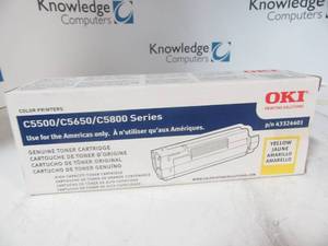 New OKI Printer Cartridge Yellow