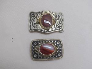 lot 6 image: belt buckles