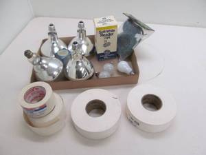 lot 65 image: floodlights, sheetrock tape