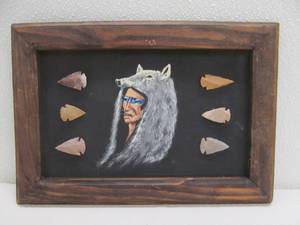 lot 115 image: arrow heads, picture