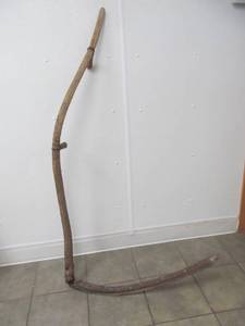 lot 133 image: vintage hay sythe