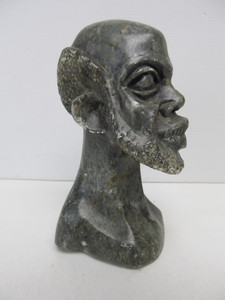 lot 36 image: Vintage Hand Carved Stone Bust