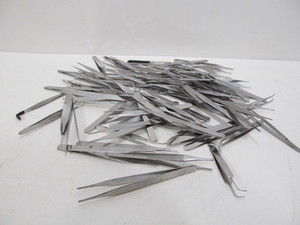 lot 88 image: Large Lot of Stainless Steel Precision Tweezers