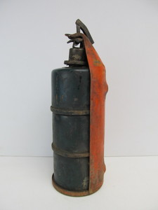 lot 95 image: Old Vintage BOLSER Flare Canister wTruck Mounting Bracket