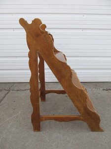 lot 133 image: Quality Vintage Italian Wood Step Ladder