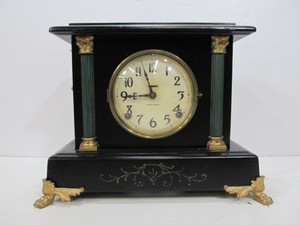 lot 152 image: Antique INGRAHAM Mantel Clock