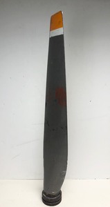 lot 8 image: Large Vintage HARTZELL Metal Airplane Propeller 