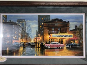 lot 149 image: Framed Signed Numbered Print by David Barnhouse - Evening At The Paramount