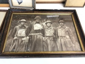 lot 150 image: Estate Lot of Vintage & Antique Framed Prints Artwork & Original Drawings
