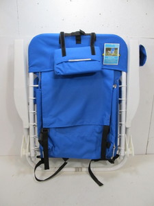 lot 203 image: New wTags Folding Summer Backpack Lawn Chair