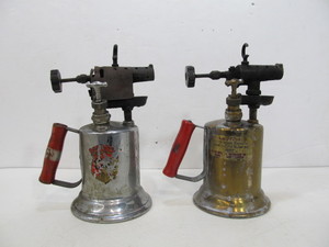 lot 204 image: 2 Antique Clayton Lambert Blowtorches