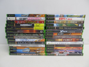 lot 255 image: Lot of 28 Original XBOX Video Games
