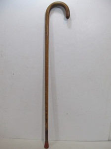 lot 286 image: Old antique Advertising Wooden Walking Stick Cane - Prosperity Products