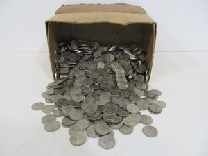 lot 289 image: LARGE Lot of Old Vintage ATLAS Tokens