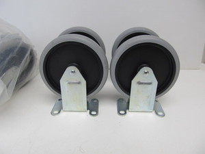 lot 77 image: Two Sets of Four 5 Castor Wheels