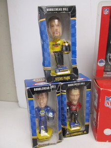 lot 307 image: Group of Assorted Sports Bobbleheads wBoxes