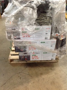 lot 29 image: WHOLESALE MIXED PALLET OF SHELVING CUSTOMER RETURNS