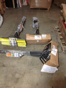lot 1 image: Lot of new Indoor Outdoor Multi-Surface Push Broom