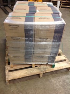 lot 10 image: Pallet with 24 cases of Armstrong Imperial Texture VCT 12 in. x 12 in. Cool White Standard Excelon Commercial Vinyl Tile (45 sq. ft.  carton)