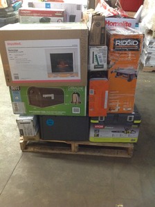 lot 11 image: Pallet with assorted indooroudoor tools