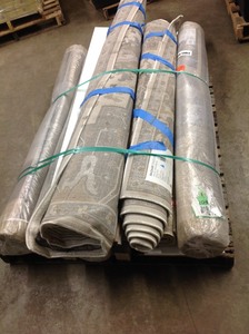 lot 15 image: Pallet with assorted Area Rugs not used