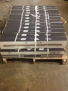 lot 18 image: 24 cases of Alicante  Grigio 6 in. x 36 in. Glazed Porcelain Floor and Wall Tile (13.5 sq. ft.  case)