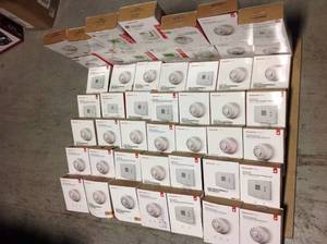lot 47 image: Wholesale Mix Pallet of  Honeywell Home Thermostat original Customer returns