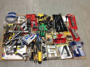 lot 49 image: Wholesale Mix Pallet of Hardware Tools, Milwaukee, Husky and more original Customer returns