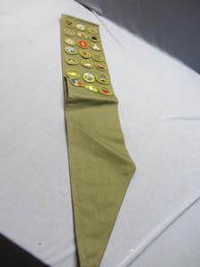 lot 12 image: Vintage BSA Sash, Merit Badges