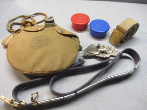 lot 33 image: Canteen, Cups, Buckle, Belts