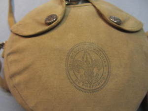 lot 38 image: Canteen, Belt & Buckle, Hat